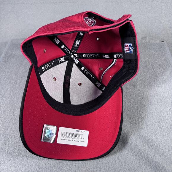 New Era 9FORTY Atlanta Falcons Women Adjustable NFL On Field Sideline Hat Red - Picture 8 of 13
